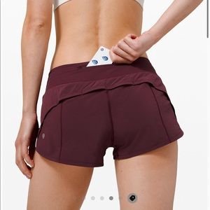 Lululemon Speed Short 2.5”